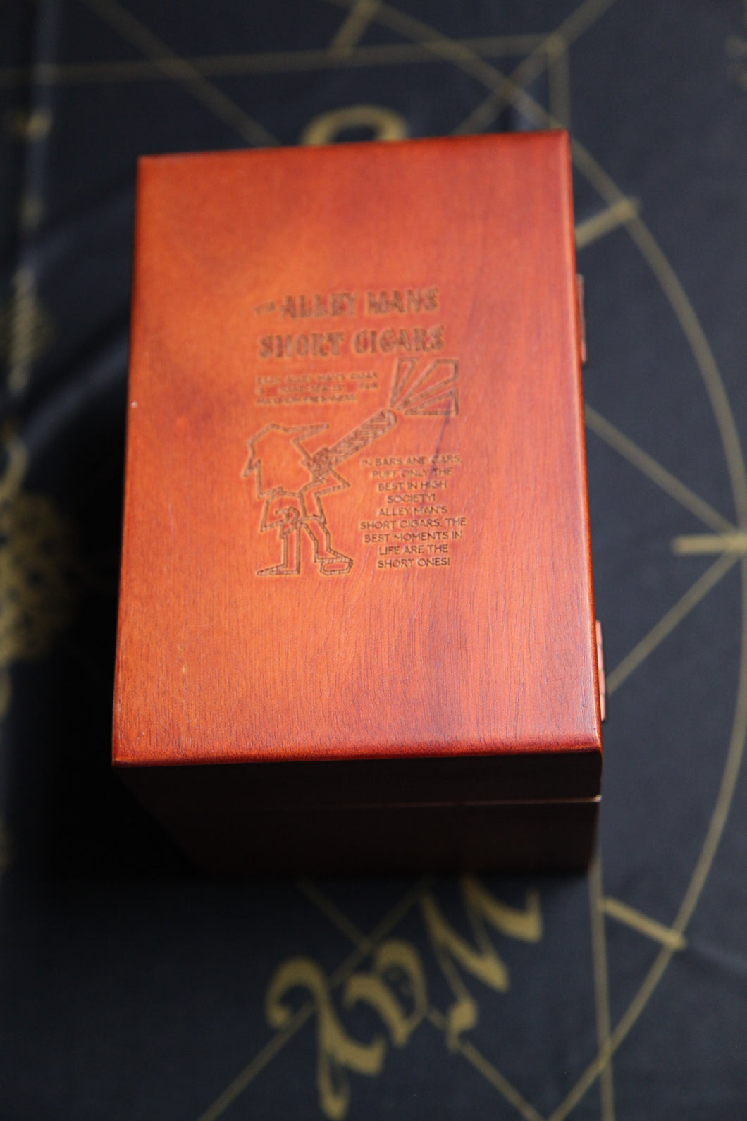 The Alley Man's Cigars Wooden Box